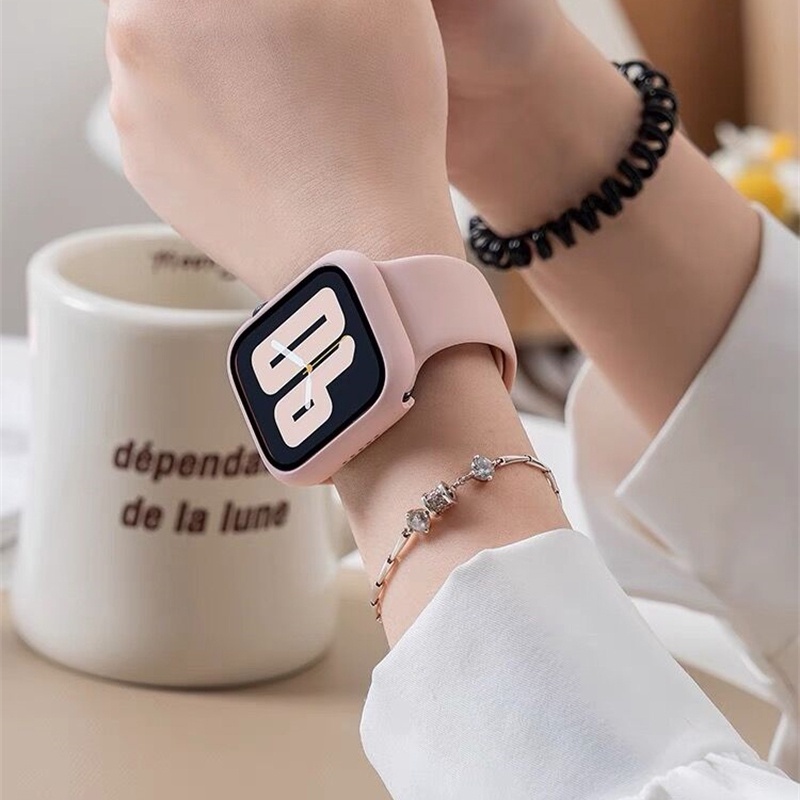 Dây Đeo 2 Trong 1 Cho Đồng Hồ Thông Minh Apple Watch 41mm 45mm 44mm 42mm 40mm 38mm 8 / 7 / 6 / SE / 5 / 4 / 3