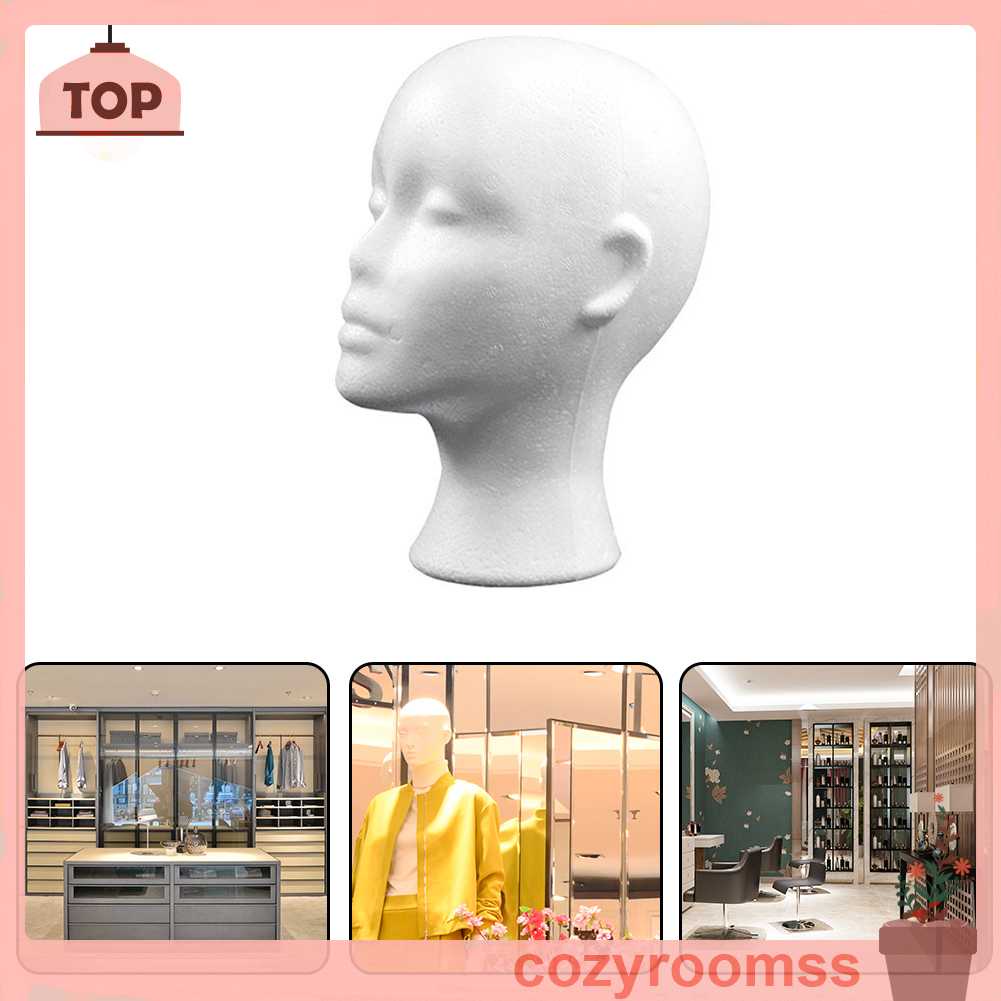 Mô Hình Đầu Xốp Gọn Nhẹ Trưng Bày Tóc Giả Mũ / Tóc Giả Cho Nữ