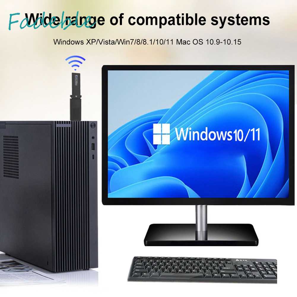 Bộ Nhận Tín Hiệu Mạng 5G / 2.4G Cho Win7 / 8 / 10 / 11