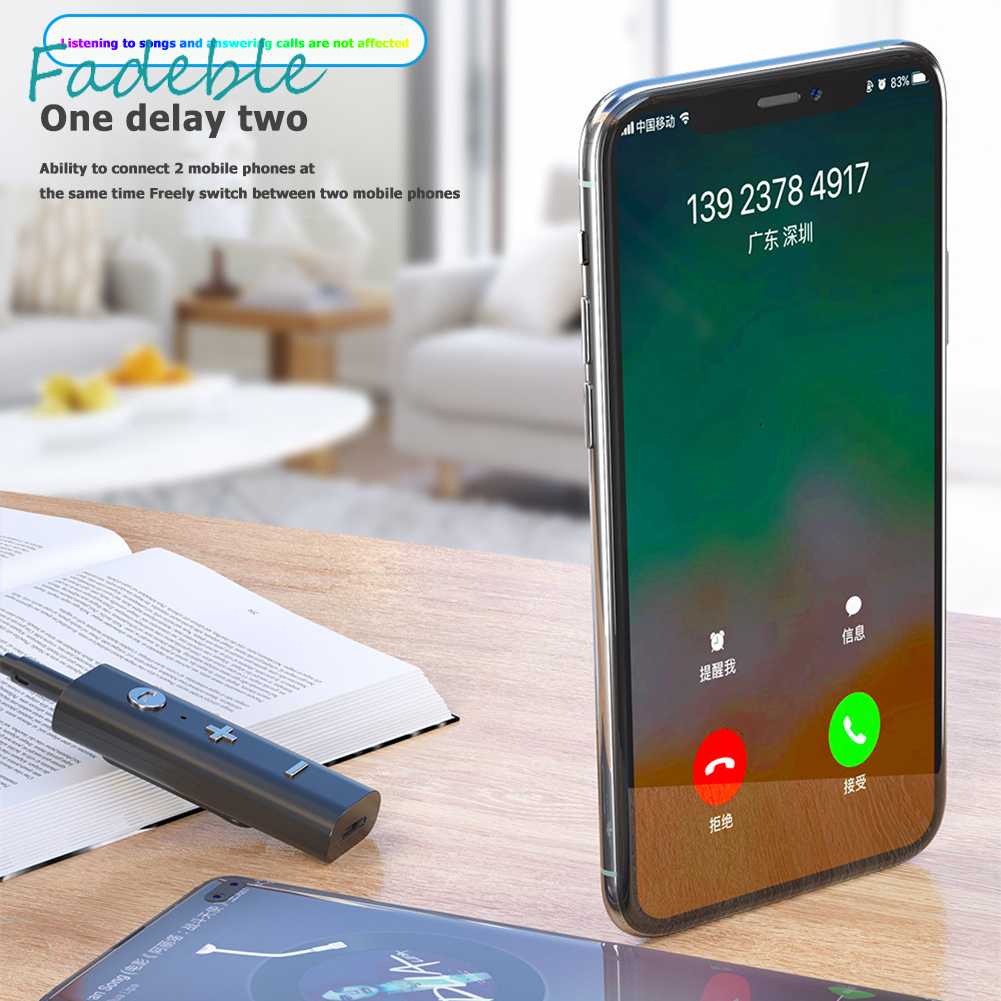 Thiết Bị Nhận Tín Hiệu Âm Thanh Bluetooth Essager BT001 Jack 3.5mm