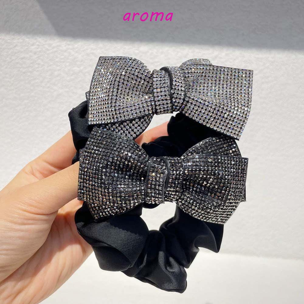 Dây Cột Tóc Cao Su Thắt Nơ Phong Cách Cổ Điển Mừng Năm Mới Cho Nữ