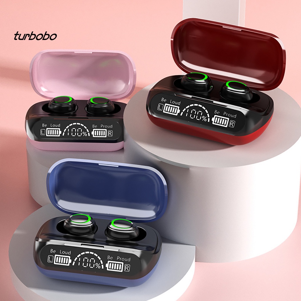 Tai Nghe Nhét Tai Không Dây XG02 Kết Nối Bluetooth 5.1 Âm Thanh HiFi Có Màn Hình LED Kèm Hộp Sạc