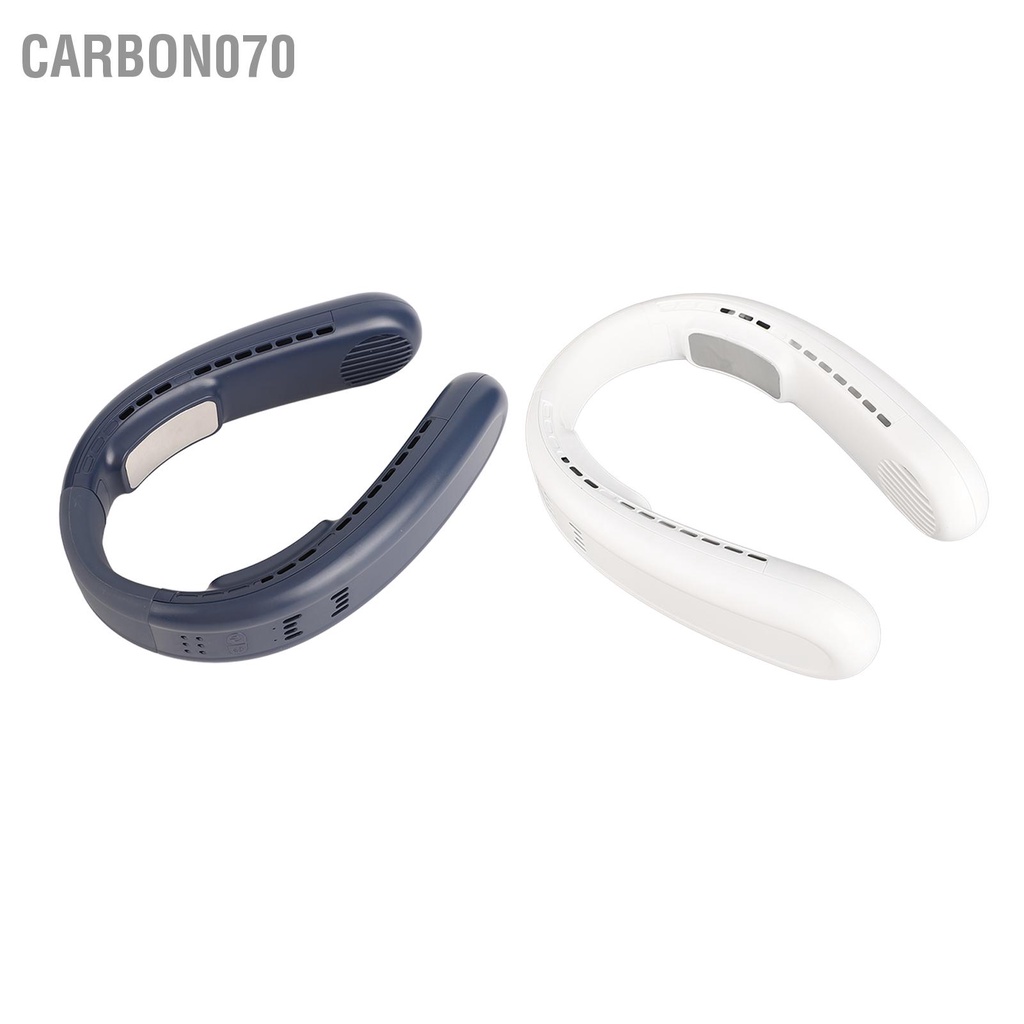 Carbon070 Quạt Treo Cổ Di Động Bán Dẫn Làm Mát Kép 3 Tốc Độ Gió Có Thể Điều Chỉnh Mini Sạc USB