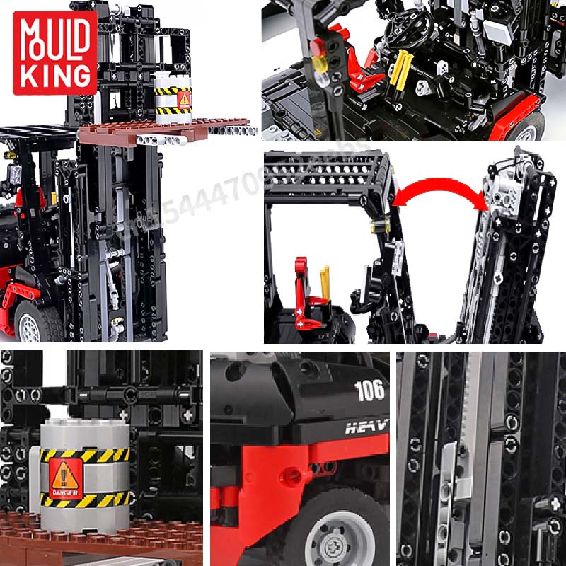 Đồ Chơi Lắp Ráp Mô Hình Xe nâng Forklift Mould King 13106