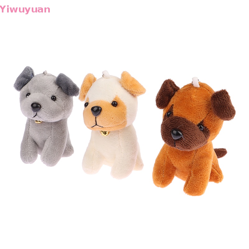 < Yiwuyuan > Móc Chìa Khóa Hình Chó Sói Nhồi Bông Mềm Mại Dễ Thương Trang Trí Ba Lô Túi Xách Xe Hơi Quà Tặng Trẻ Em Mới