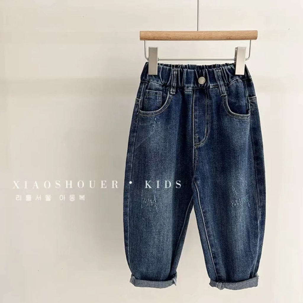 Quần Jean Cotton Thời Trang Mùa Xuân Mới 2023 Cho Bé Trai