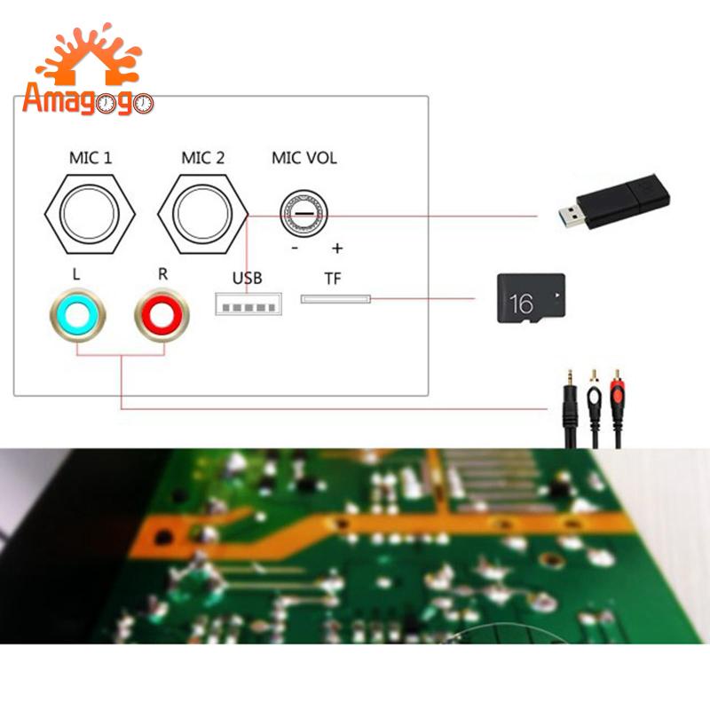 Mô đun khuếch đại âm thanh amagogo Mono AMP Bluetooth 4.2 120W 220V / 12V / 24V