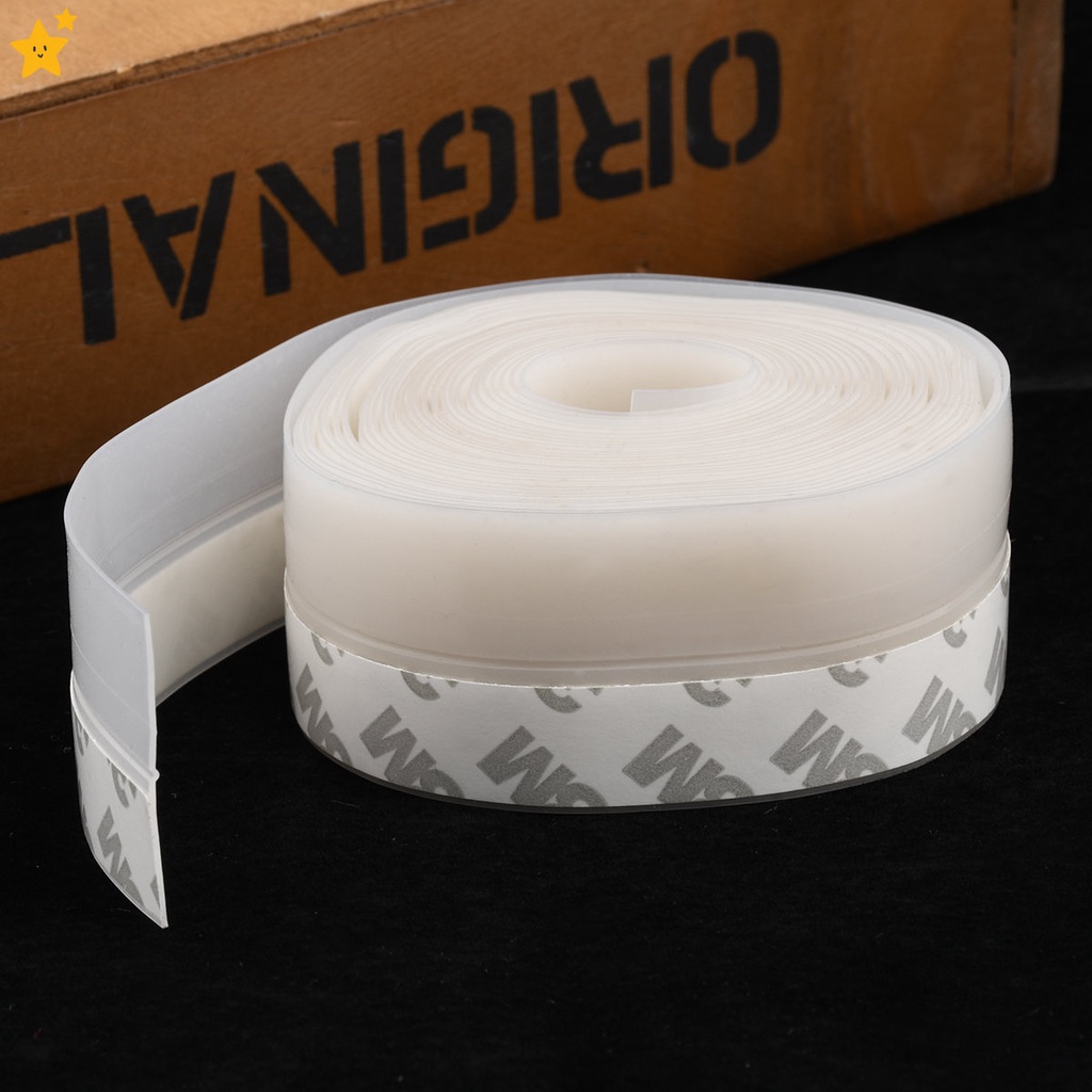 Dải Chặn Cửa Bằng Silicone Trong Mờ Kích Thước 35Mm 16 Ft JP6