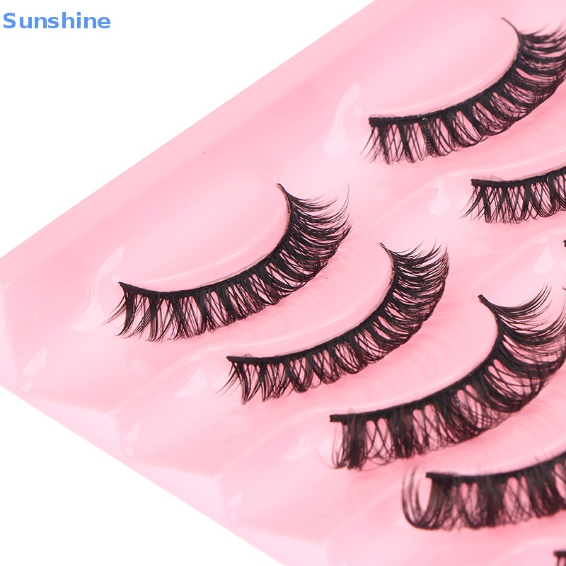 Set 10 Cặp Lông Mi Giả Trang Điểm Tự Nhiên