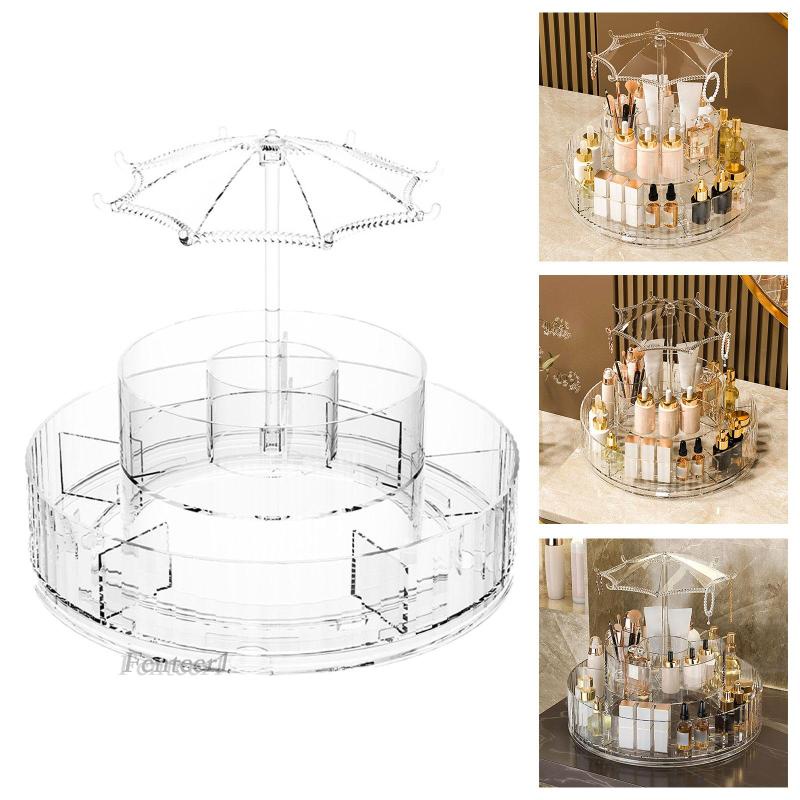 Giá Đỡ Cọ Trang Điểm Xoay 360 Độ Fenteer1