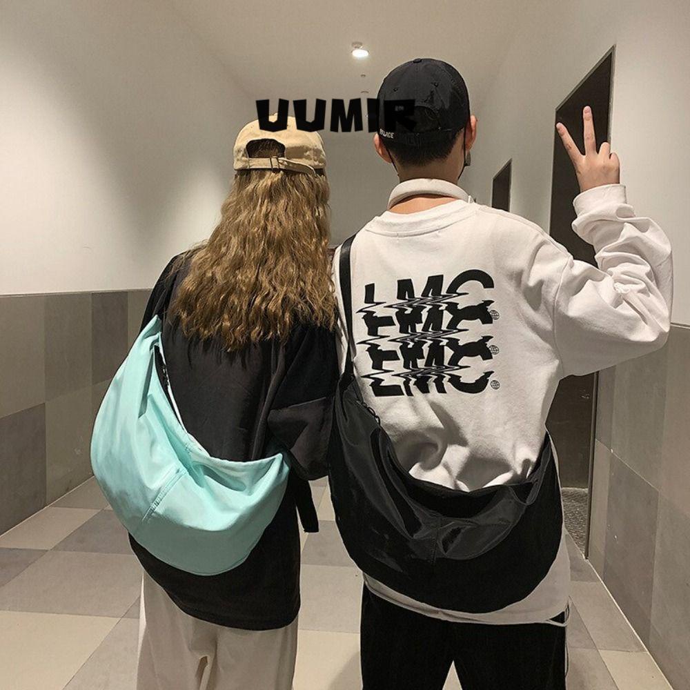 Túi đeo chéo UUMIR bằng nylon chống nước màu sắc đơn giản