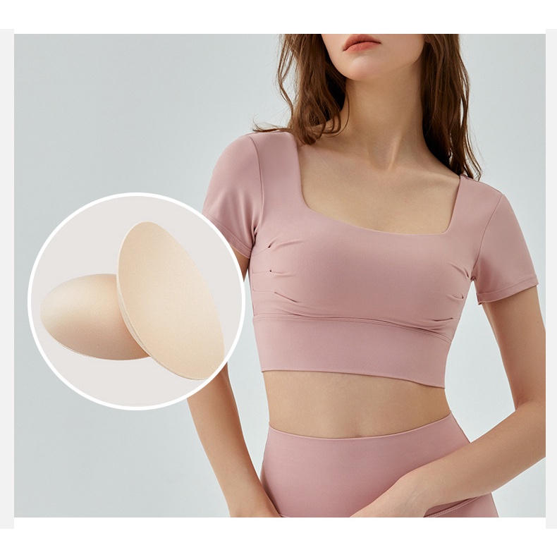 Áo bra thể thao AIRACTIVE ngắn tay lưng co giãn thời trang năng động