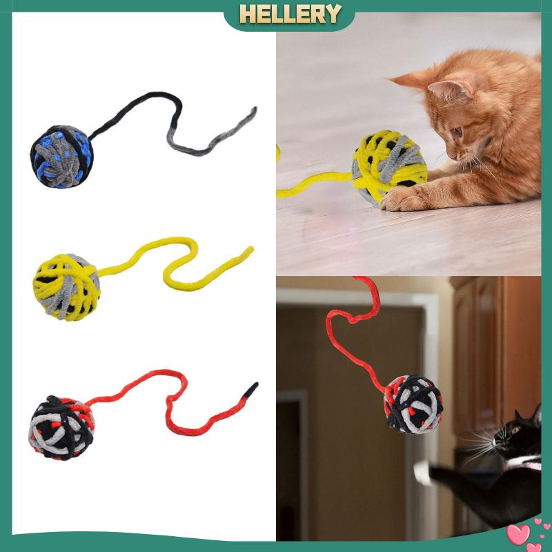 Quả Bóng Pompom Mềm Phát Ra Tiếng Kêu Vui Nhộn Dành Cho Mèo Cưng
