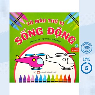 Sách - tô màu thú vị - sống động - tv