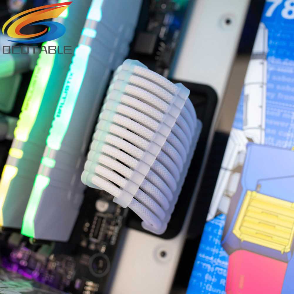 Bộ 24 Lược Sắp Xếp Dây Cáp 24Pin 8Pin 6Pin Cho Máy Tính 3.0-3.6mm