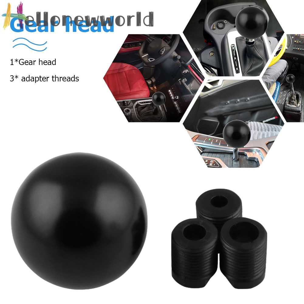 Núm Gạt Cần Số Xe Hơi Hình Bóng Tròn Bằng Nhôm Thông Dụng