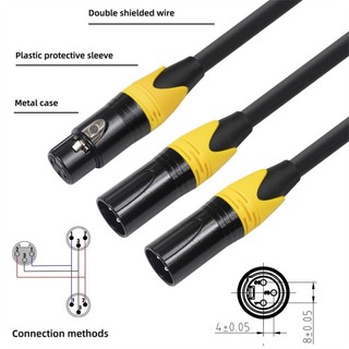 Cáp Chia Tín Hiệu Âm Thanh 3FT 100CM Cho Microphone