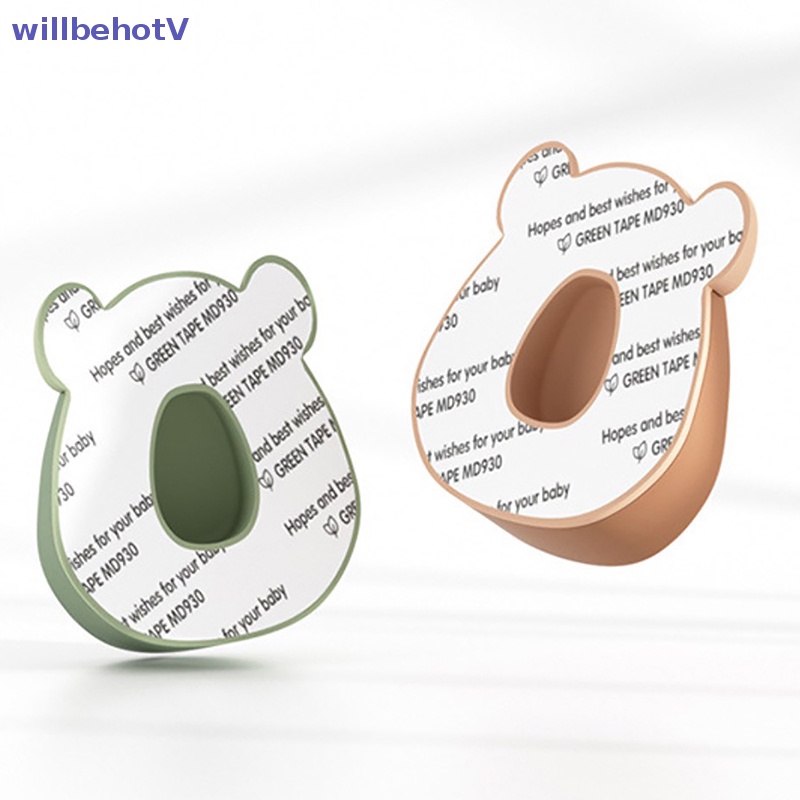 Sticker Silicon Dán Tường Chống Va Chạm Hình Hoạt Hình Dễ Thương