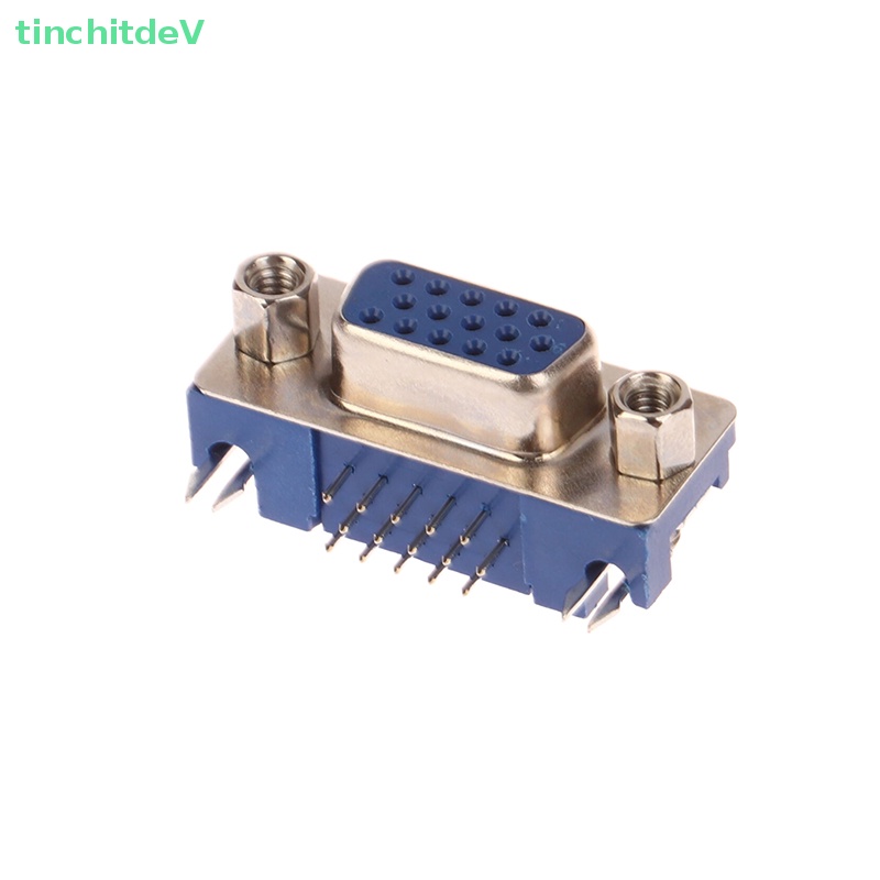 Bộ 2 Đầu Nối VGA 3.08 DB15 Ba Hàng Lỗ 15PIN HDR15 DR15Pin Pcb Siêu Mỏng