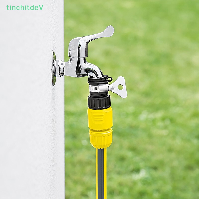 Đầu Nối Ống Nước Tưới Cây Bằng Nhựa Siêu Bền Tiện Dụng Cho Sân Vườn