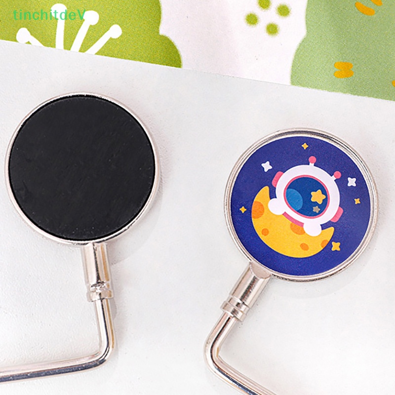 [TinchitdeV] Móc Treo Túi Xách Cầm Tay Bằng Kim Loại Cỡ Lớn Họa Tiết Hoạt Hình Có Thể Gập Lại [Mới]