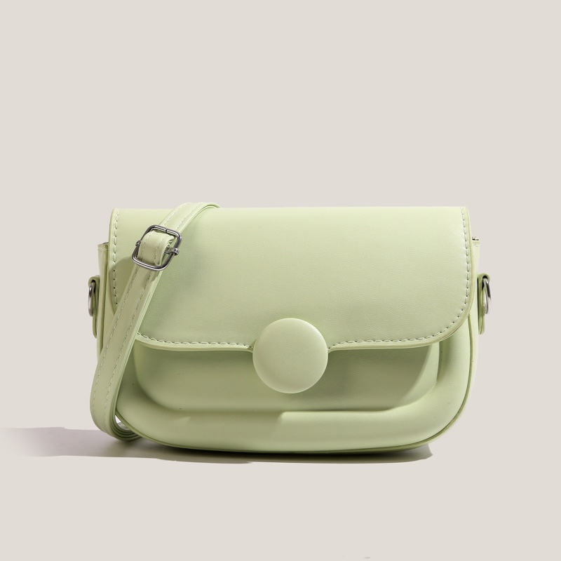 Túi Đeo Chéo Hình Vuông Nhỏ Màu Trơn Phong Cách Đơn Giản Cho Nữ