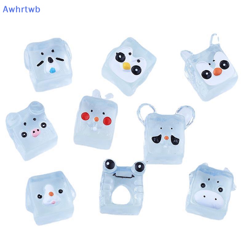 Set 5 Mô Hình Đồ Chơi Đá Viên Mini Bằng Nhựa Phát Quang Xinh Xắn Mới