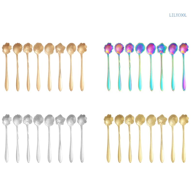 Bộ Muỗng Bằng Thép Không Gỉ Có Thể Tái Sử Dụng