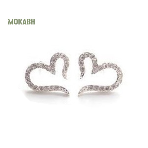 Bông Tai HìNh Tim ĐíNh Đá ThờI Trang