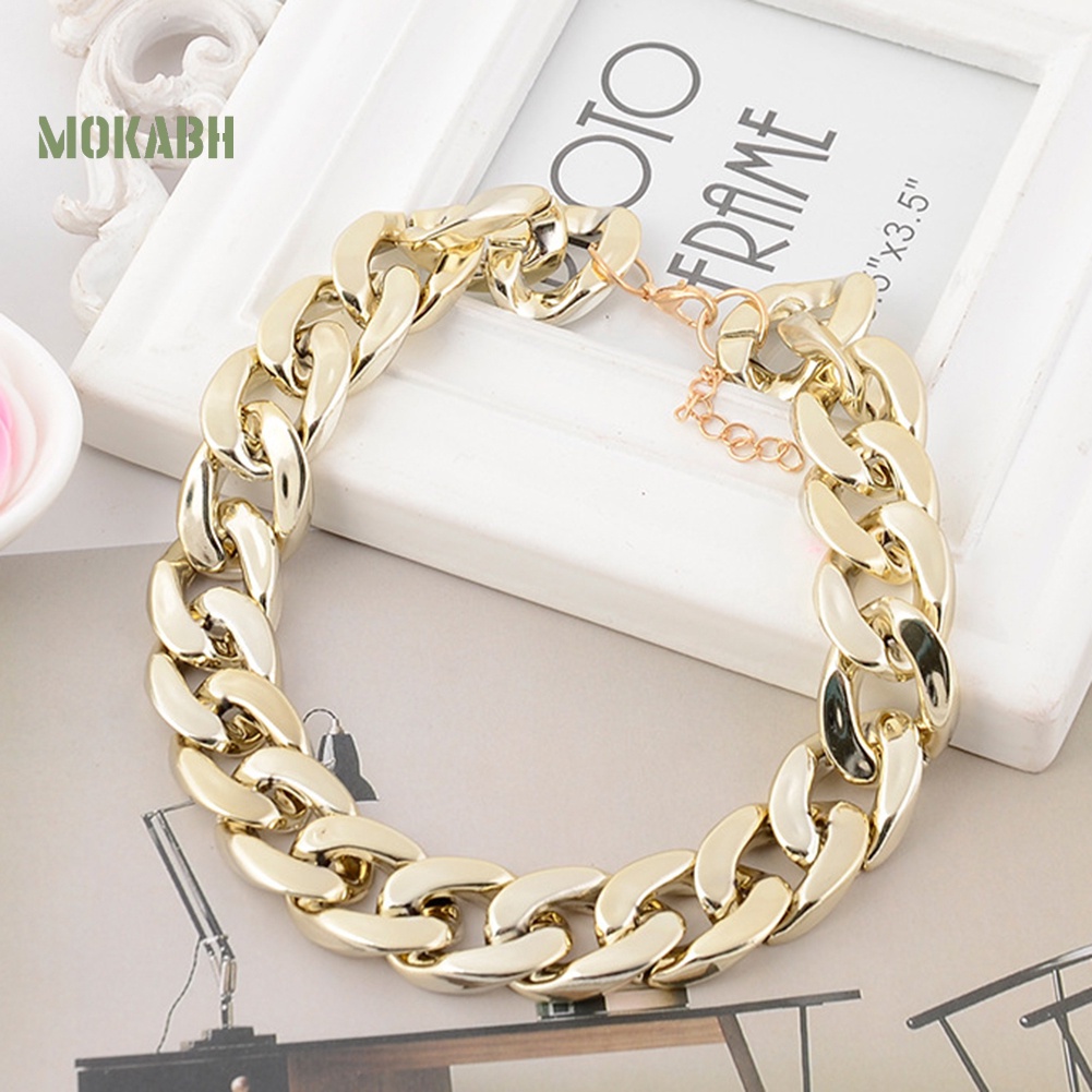 Vòng Cổ Choker Dây Xích Đơn Giản Dễ Phối Đồ Phong Cách Punk Phá Cách Dành Cho Nữ