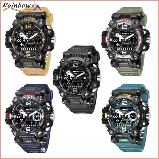 Đồng Hồ Điện Tử Đa Năng Chống Thấm Nước 50m Màn Hình Led Kỹ Thuật Số 8072