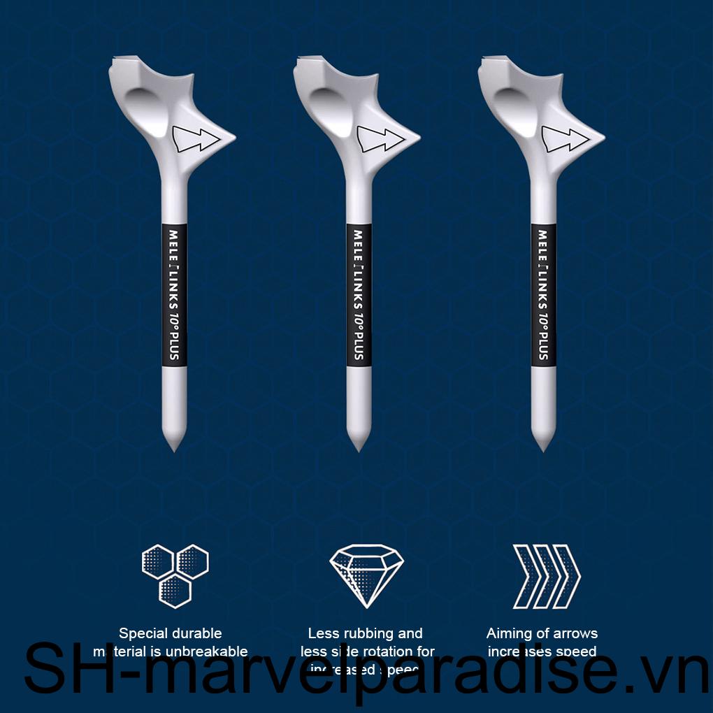 Set 100 Tấm Nhựa 10 Bền Bỉ Chất Lượng Cao° Giá Đỡ Gậy Đánh Golf Nhỏ Gọn Tiện Dụng