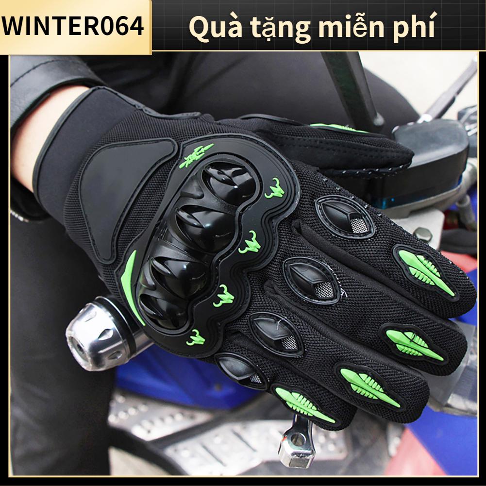 Winter064 Găng tay xe máy Hard Knuckle Powersports Racing Full Finger chống trượt cho thể thao ngoài trời