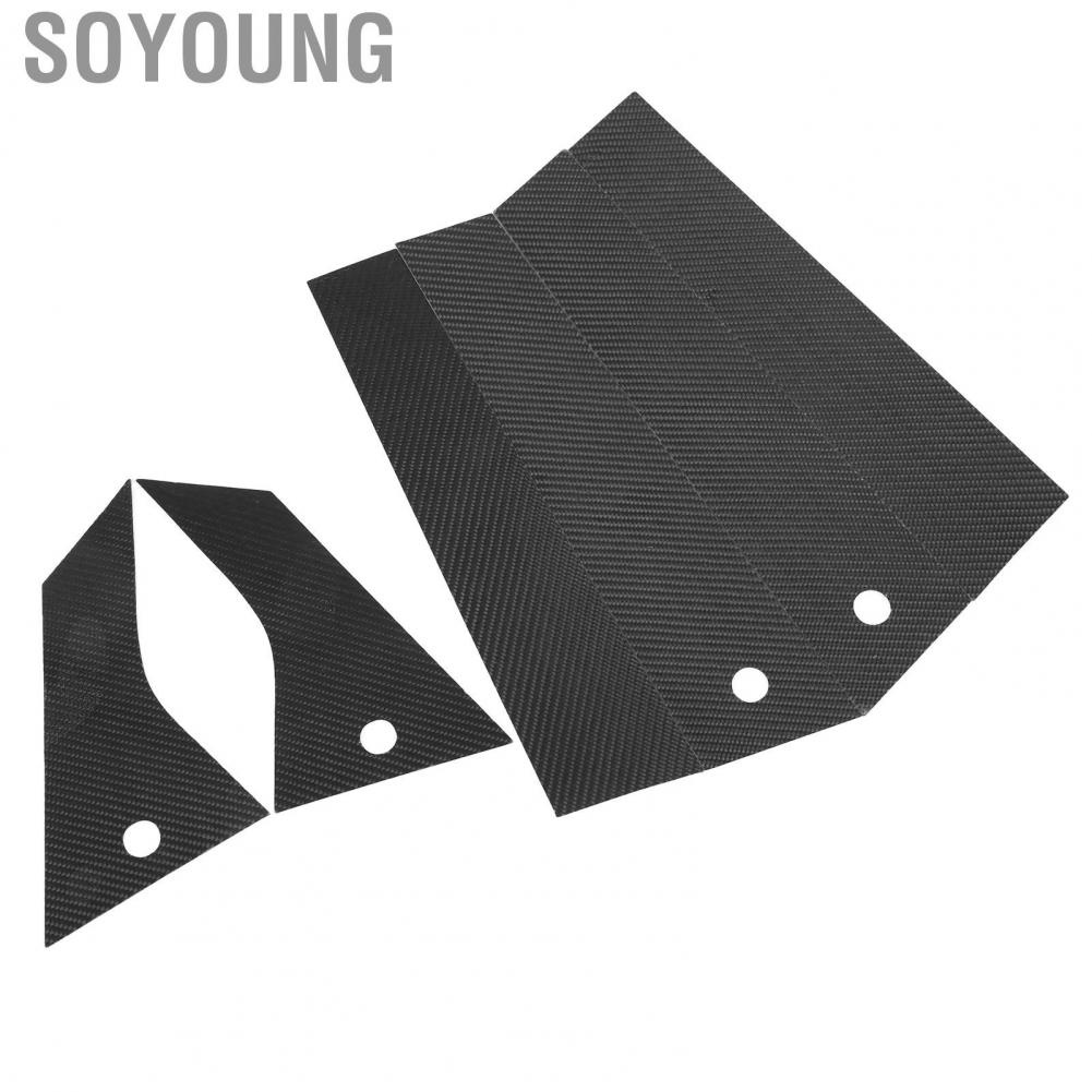 Soyoung Door Window Pillar  Abrasion Resistant C Post Trim High Toughness for Car Accessories