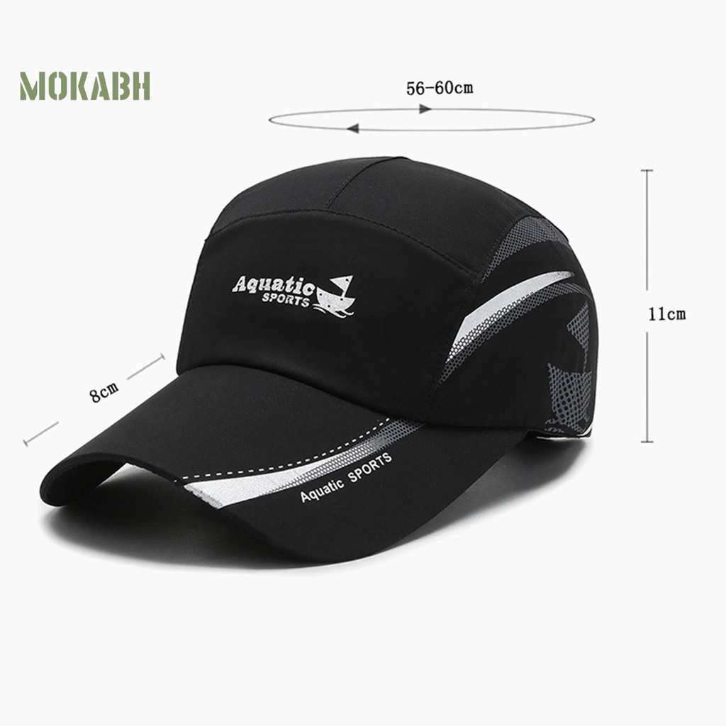 Mũ Lưỡi Trai Chống Nắng Phối Lưới Thoáng Khí Nhanh Khô Màu Sắc Tương Phản Thời Trang Cho Nam