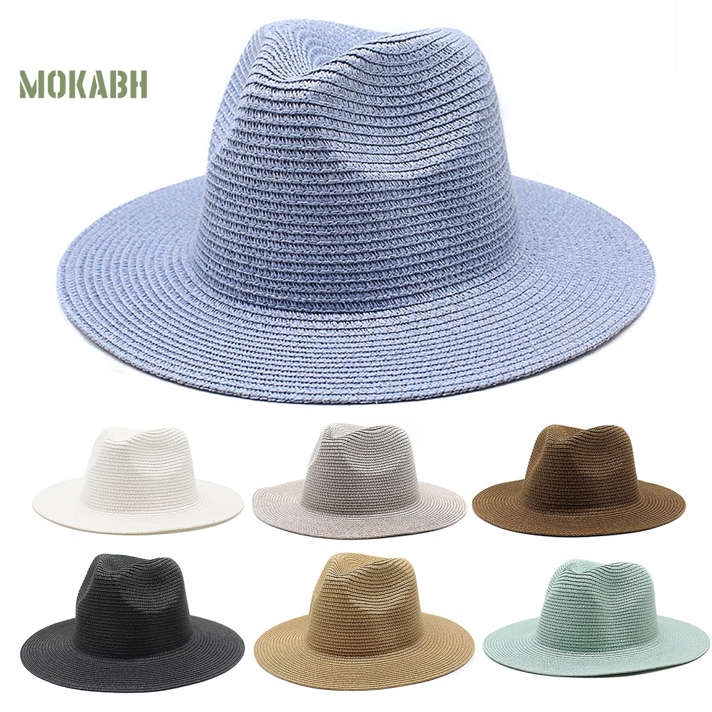Mũ Panama Phong Cách Anh Quốc Cổ Điển Chống Tia UV Màu Sắc Ngọt Ngào Thời Trang Mùa Hè Cho Nam Và Nữ