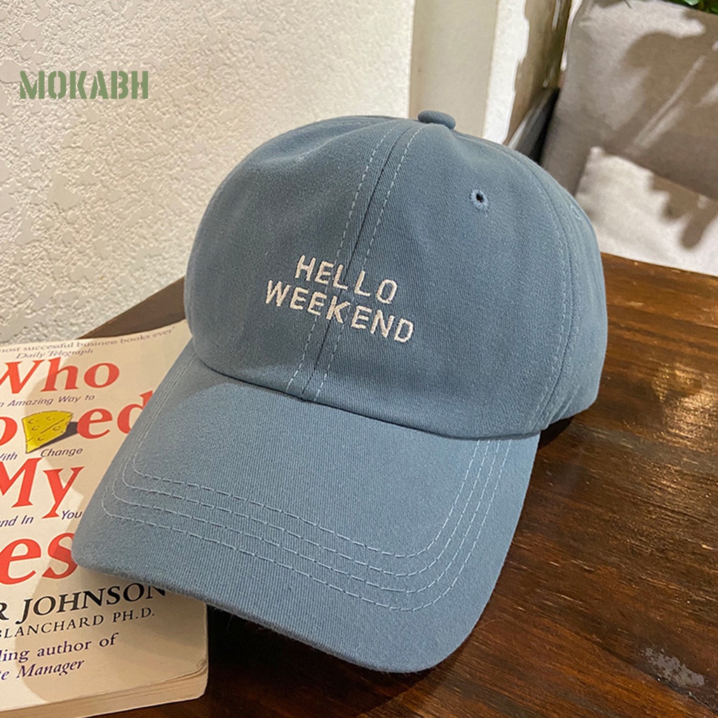 Mũ Lưỡi Trai Thêu Chữ Phong Cách Nhật Bản Thời Trang Xuân Hè Cho Nữ