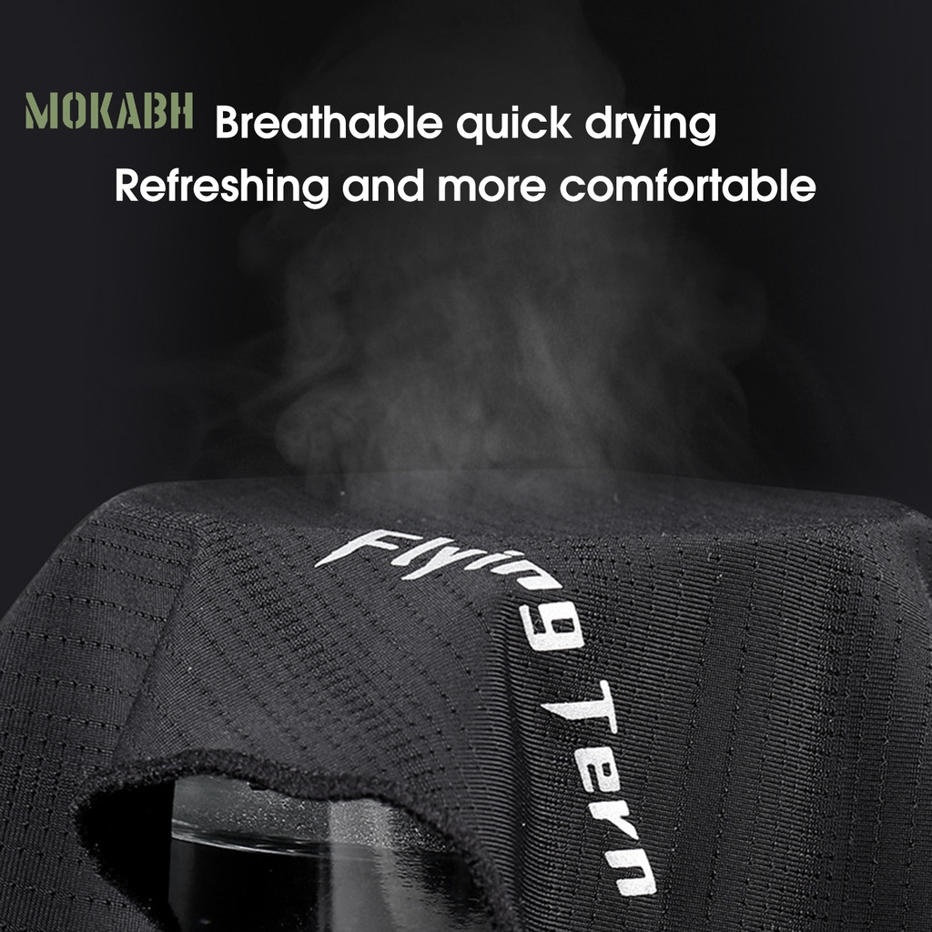 [Mok Abh] Khăn Choàng Cổ Co Giãn Nhanh Khô Thiết Kế Thời Trang Dùng Khi Chạy Xe Đạp Vào Mùa Hè