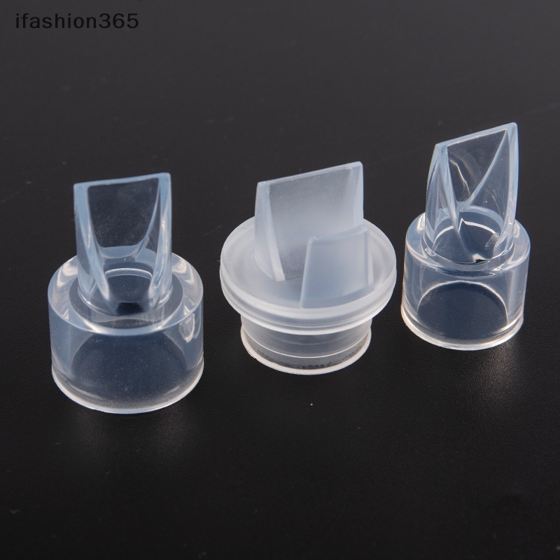 Set 2 Van Bình Sữa Mẹ Bằng Silicon Màu Trơn Tiện Dụng ifashion365