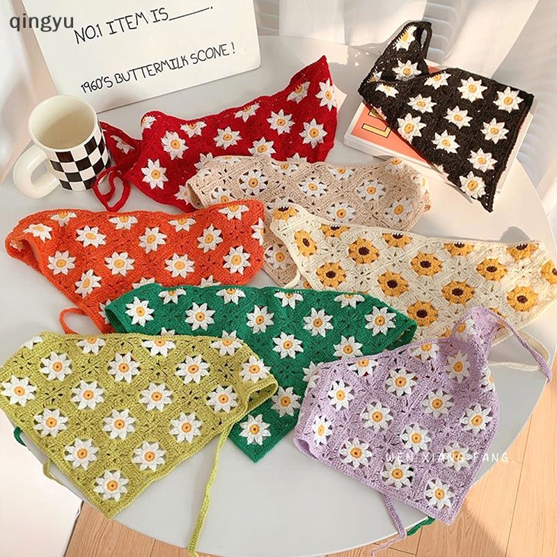 1 Băng Đô Đan Len Hình Tam Giác Có Thể Điều Chỉnh Cho Nữ