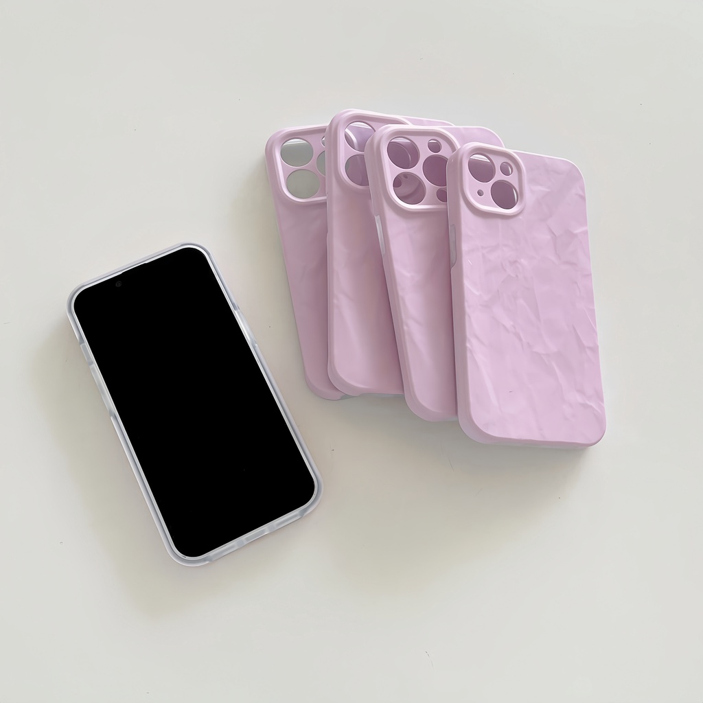 Ốp Điện Thoại Nhựa PC Cứng Trong Suốt Màu Kẹo Bảo Vệ Toàn Diện Cho iPhone 14 13 12 11 PRO MAX