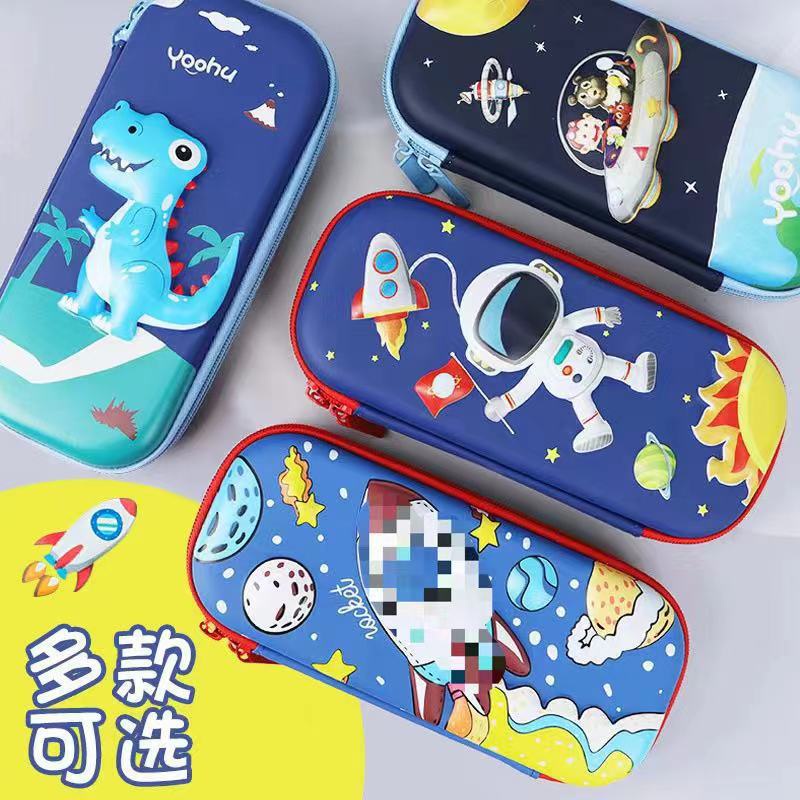 Hộp Đựng Bút Họa Tiết In Nổi 3D Vải Chống Thấm Nước Nhiều Mẫu Cute Túi Chứa Viết Khóa Kéo Dễ Thương