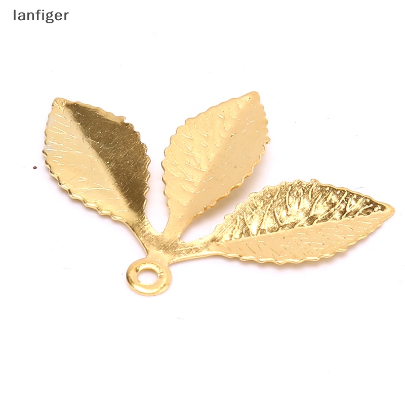 Set 50 Phụ Kiện Nối Lá Kim Loại Làm Trang Sức DIY