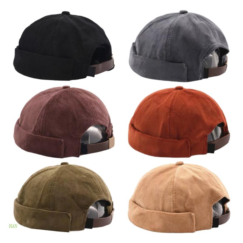 Mũ Lưỡi Trai Vải Nhung Không Vành Phong Cách Hip Hop Cổ Điển Dễ Thương