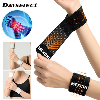Set 1 / 2 Đai Quấn Cổ Tay Hỗ Trợ Nâng Tạ Co Giãn Giảm Đau