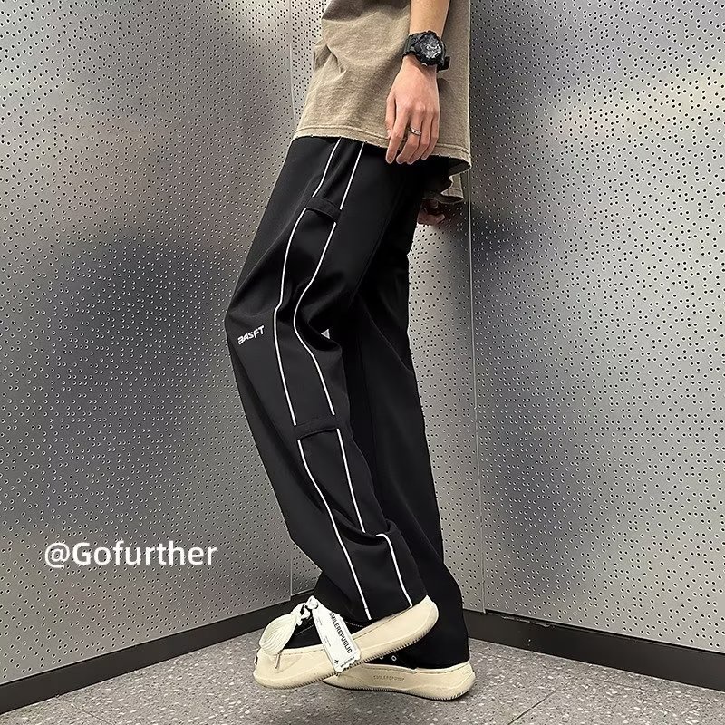 Quần Dài Ống Rộng Phong Cách Đường Phố Thời Trang Mùa Hè Cho Nam