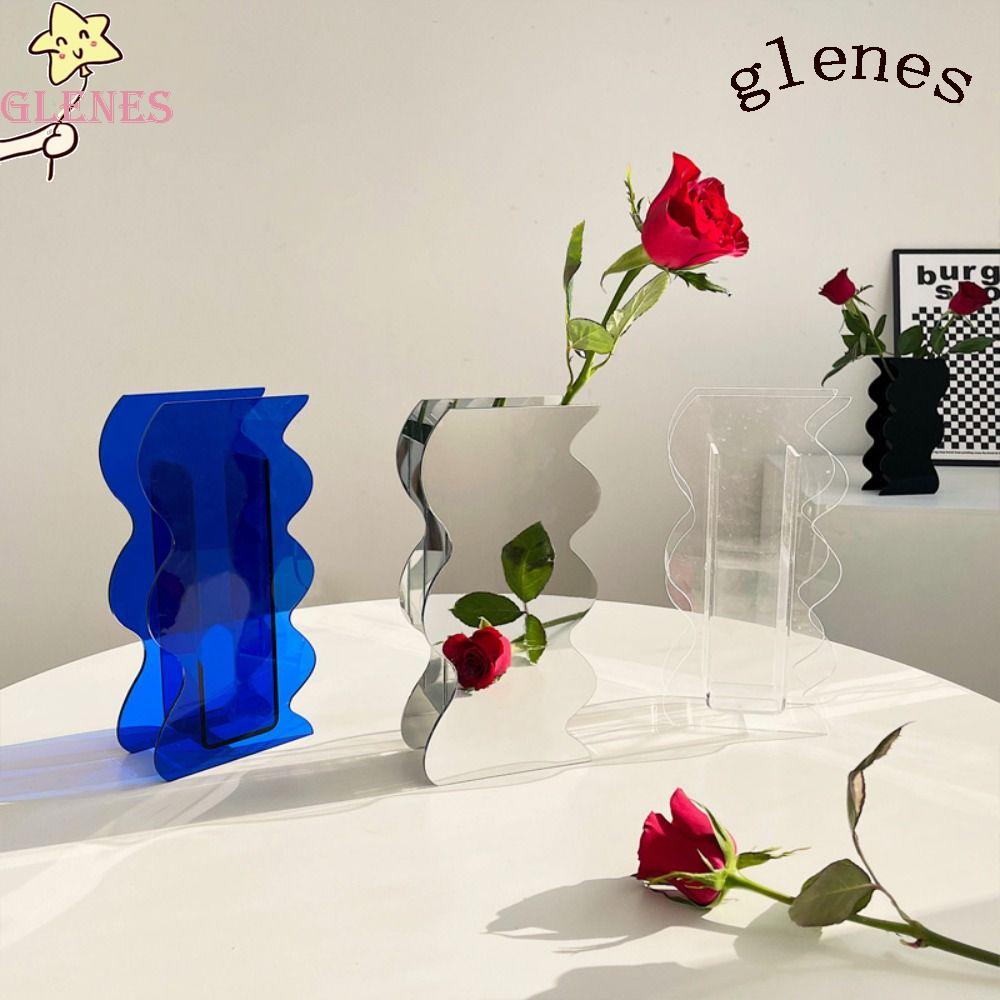 Giá Đỡ Bình Hoa Hình Lượn Sóng Dùng Trang Trí Bàn Tiệc Cưới