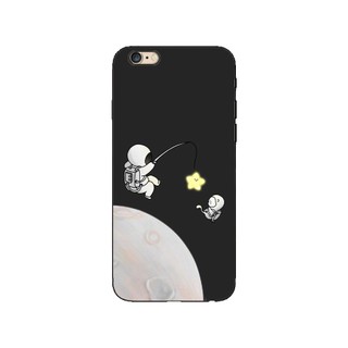 Ốp Lưng silicone Mềm Màu Đen Cho iPhone6 Plus 6s Plus