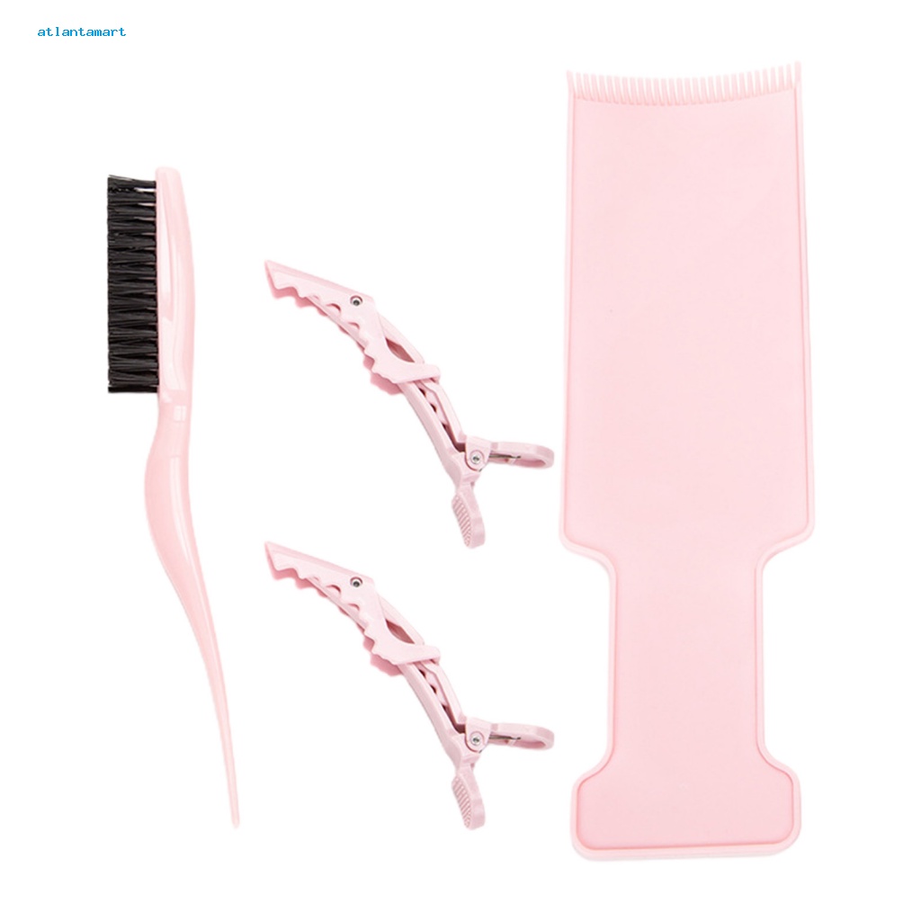 Túi Đựng Đồ Dùng Cao Cấp Tiện Dụng| Set 4 Bảng Nhuộm Tóc Tay Cầm Dài Kèm Kẹp Tiện Dụng Cho Salon