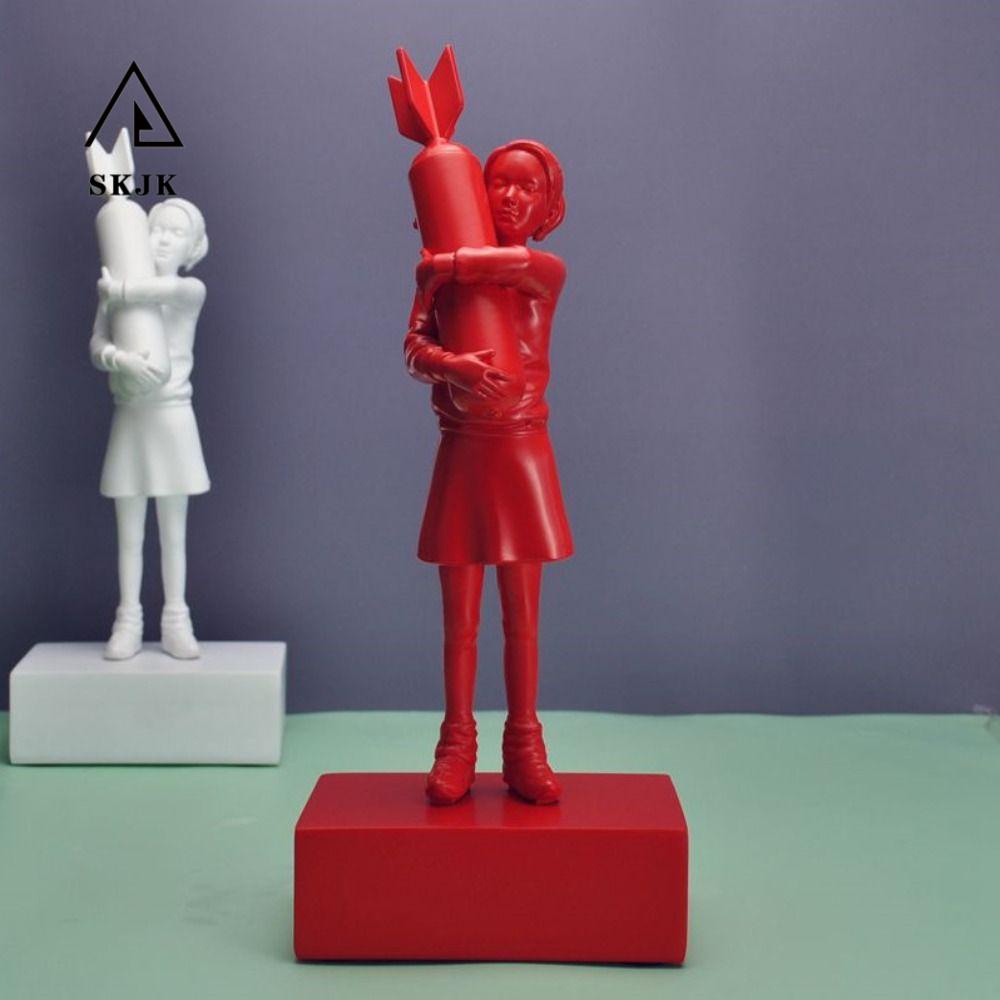 Mô Hình Tượng Cô Gái Điêu Khắc Cầu Nguyện Bằng Nhựa Resin Thủ Công Dễ Vệ Sinh